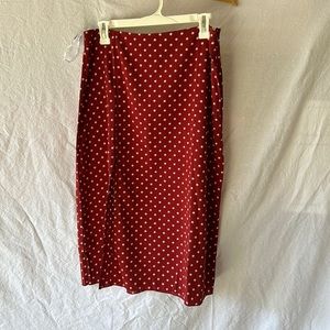 red star midi skirt